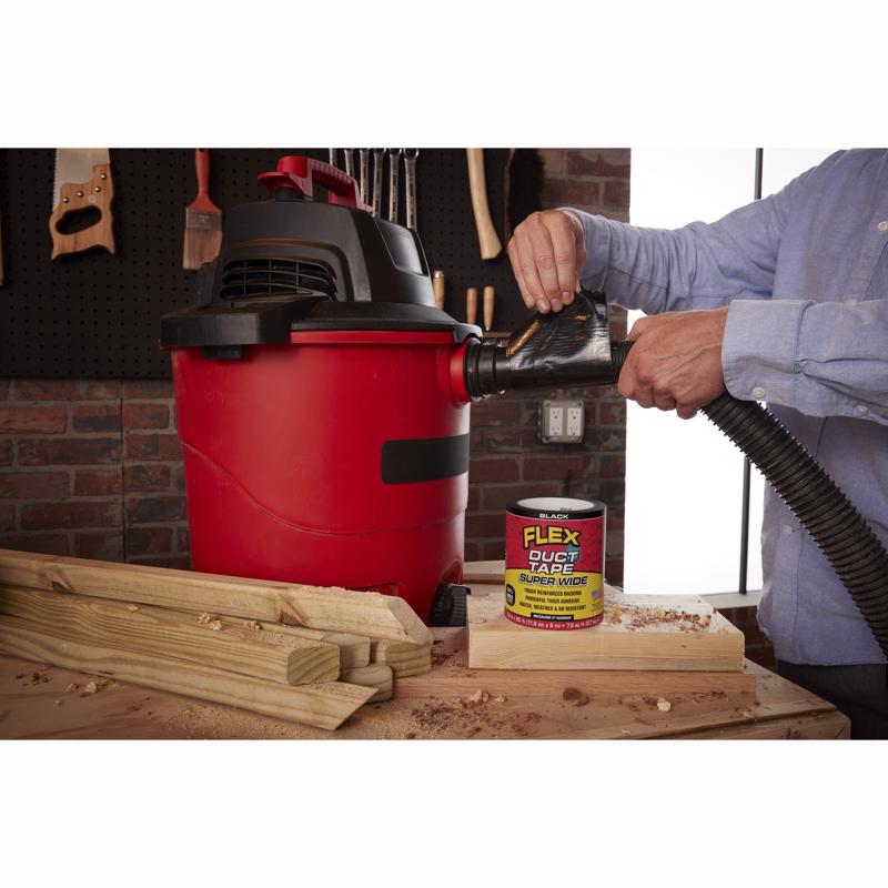 Flex Seal Family of Products Flex Super Wide Duct Tape 4.6 in. W X 20 ft. L Black Duct Tape
