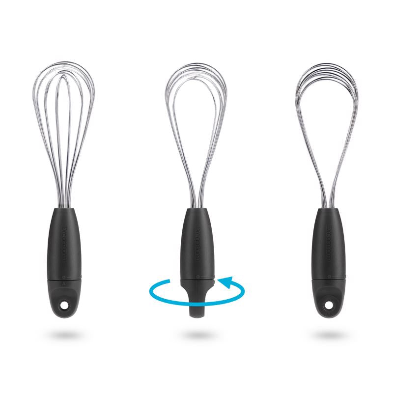 Dreamfarm Black/Silver Polypropylene/Stainless Steel Mini Flisk