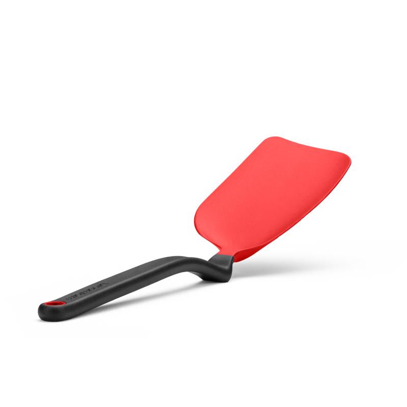 Dreamfarm Mini Chopula Non-Stick-Safe Super-Flexible Sit-Up Spatula with Strong Flat Edge to Separate Food - 9" Red