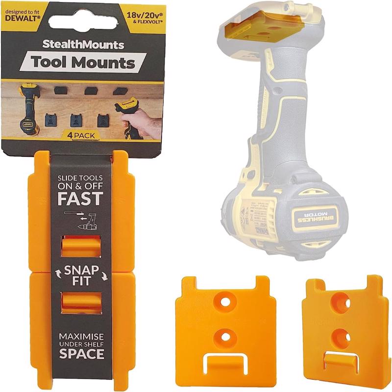 TOOL HOLDER ABS YLW 4PK