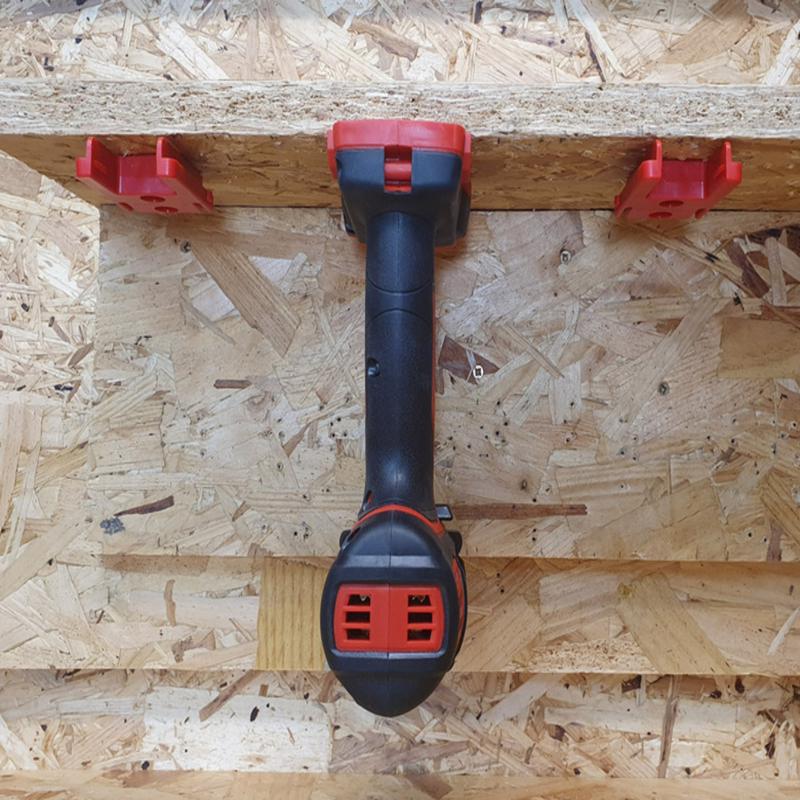 StealthMounts Milwaukee M18 Red ABS Tool Holder 4 pk