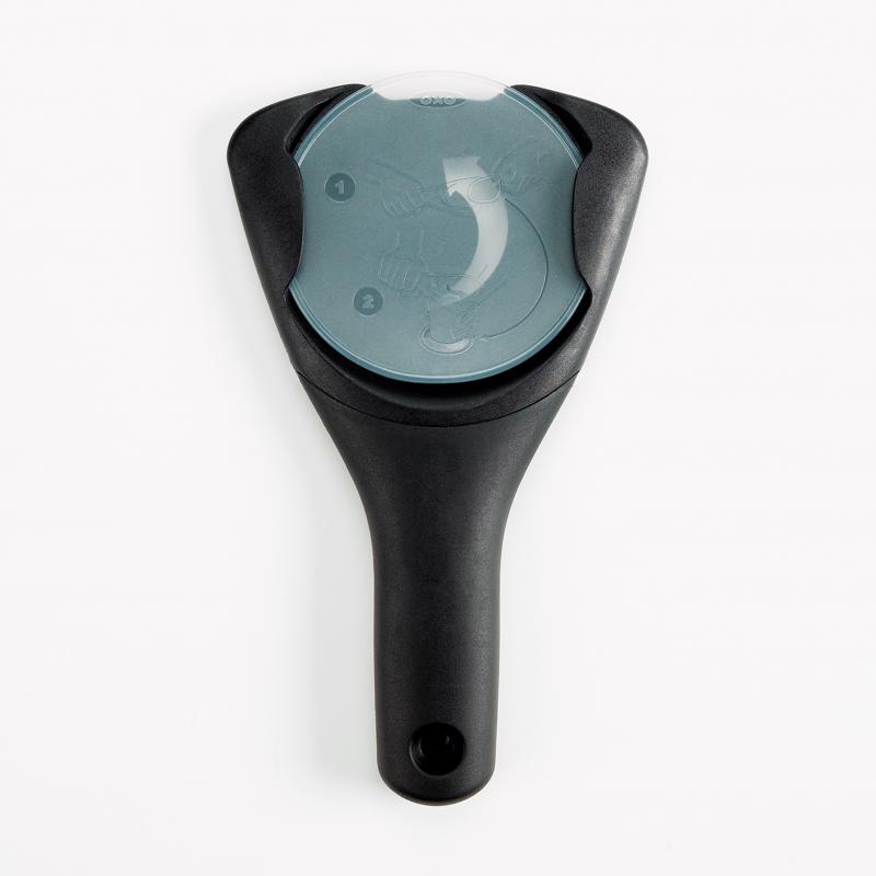 OXO Good Grips Black/Silver Stainless Steel Manual Jar Opener