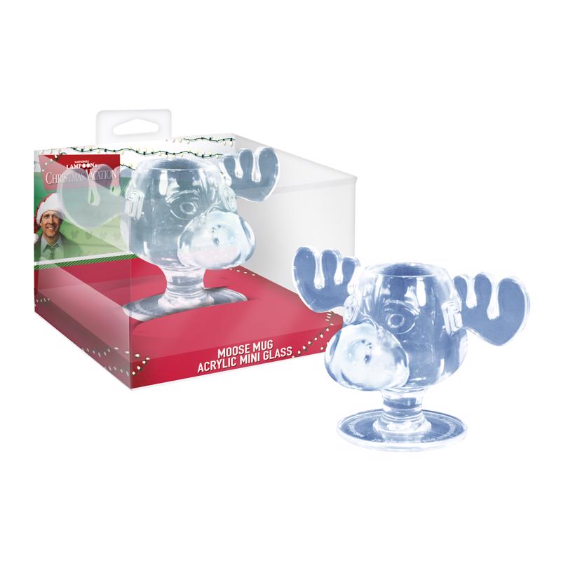 NMR Christmas Vacation 8 oz Glass Moose Drinking Glass