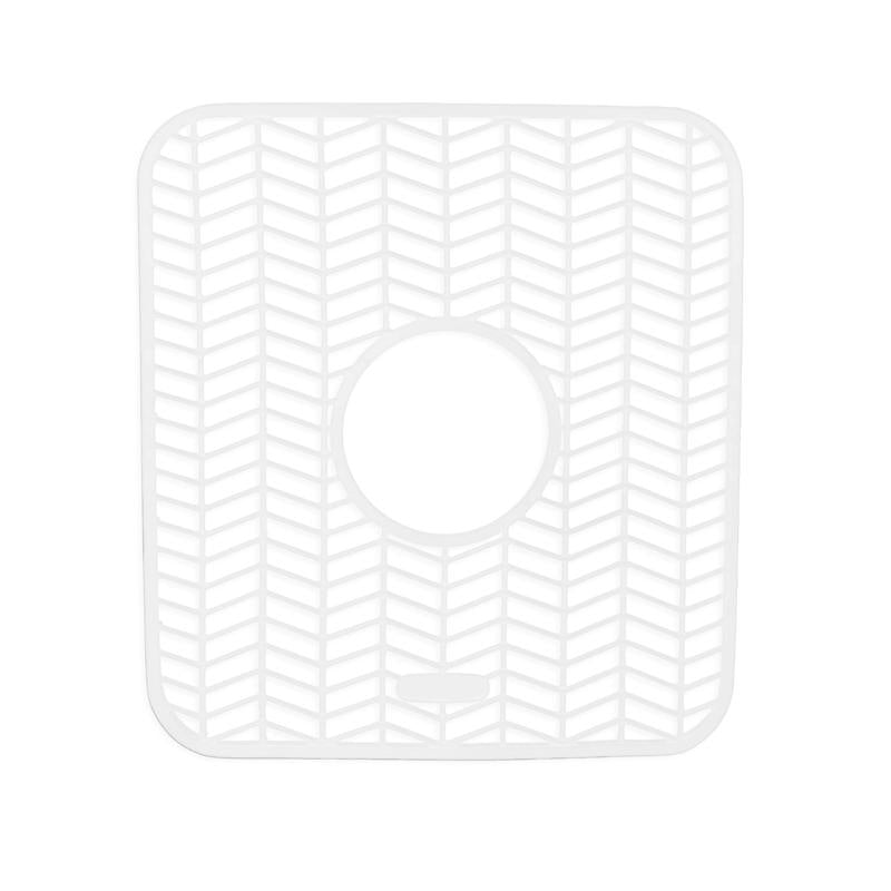 SINK MAT SILICON WHT 14"
