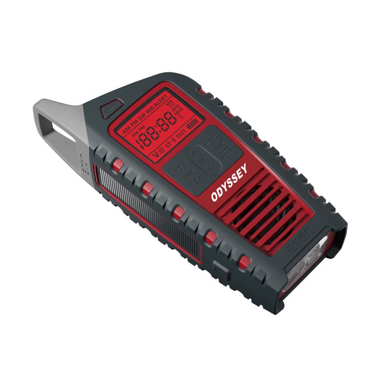 SOLAR CRANK RADIO RED 1#