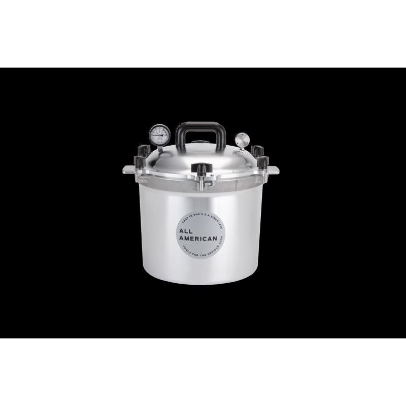 All American Aluminum Pressure Canner 21.5 qt Silver