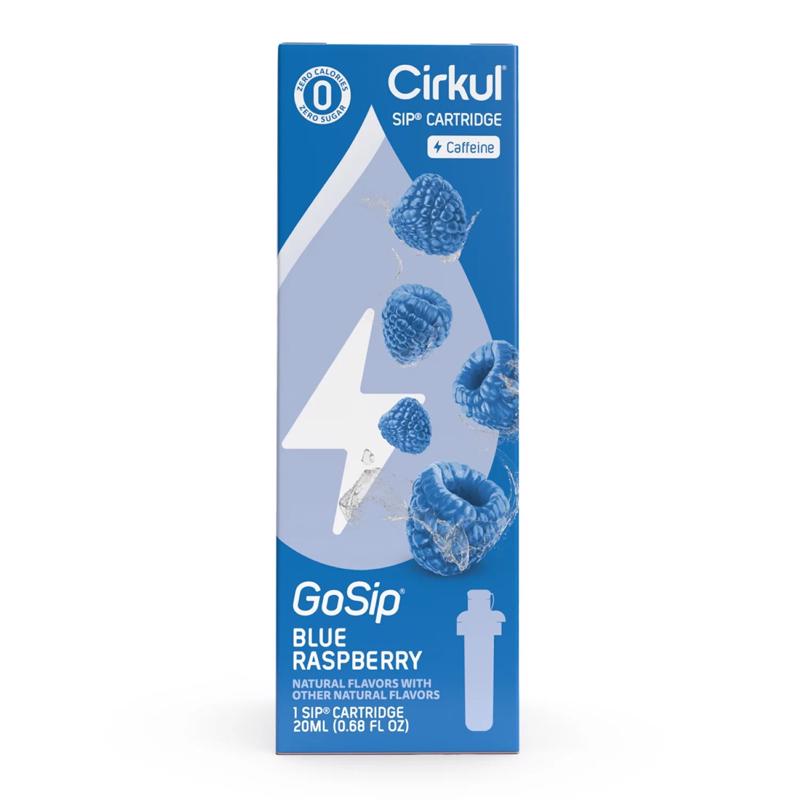 Cirkul GoSip Blue Raspberry Flavor Cartridge Tablet (4 Pack)