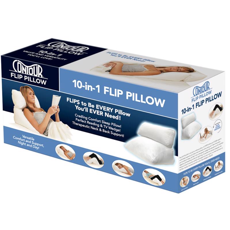 FLIP PLLW PLYSTR WHT 19"