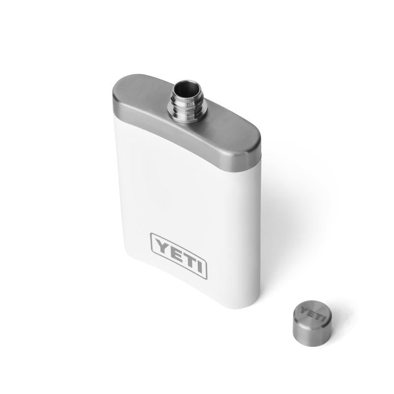 YETI 7 oz White Stainless Steel Single Wall Flask