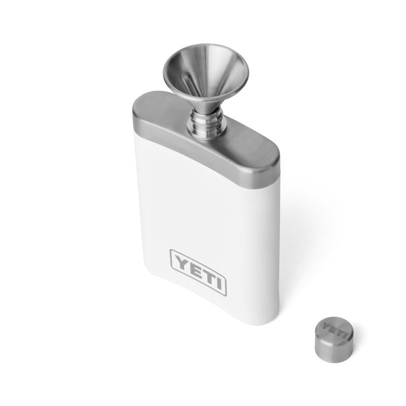 YETI 7 oz White Stainless Steel Single Wall Flask
