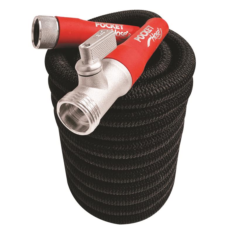 Pocket Hose Silver Bullet 2.0 3/4 in. D X 25 ft. L Medium Duty Expandable Flexible Garden Hose
