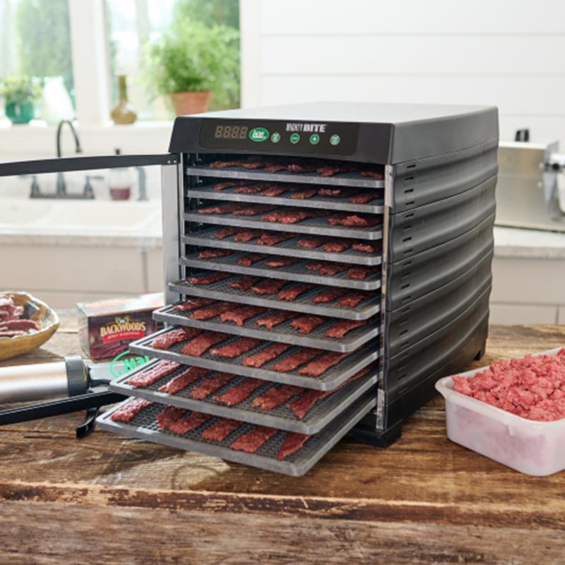 LEM Mighty Bite Black/Silver 10 sq ft Food Dehydrator