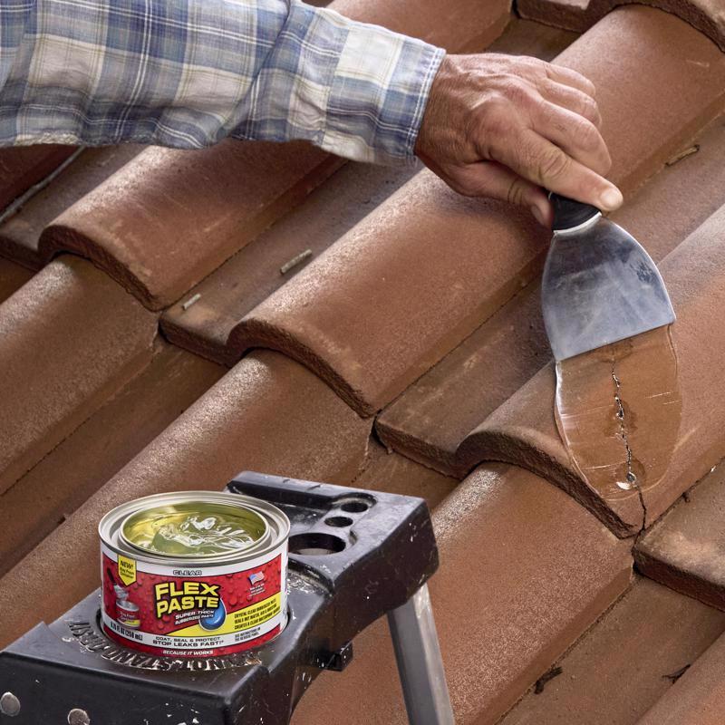 Flex Seal Family of Products Flex Paste Clear Rubberized Paste 8.75 oz