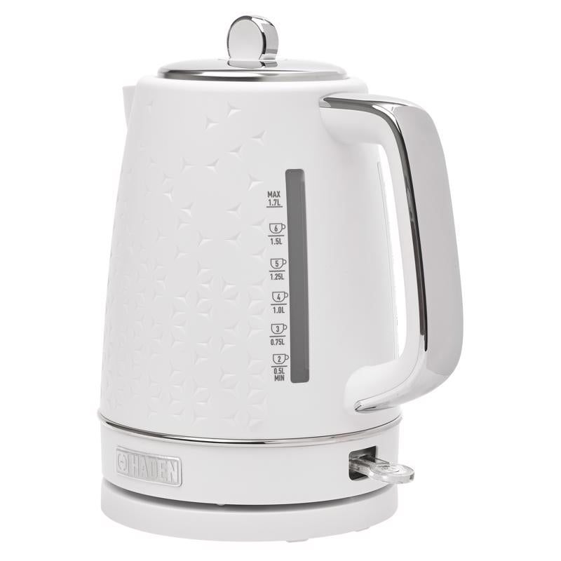Haden Starbeck White ABS 1.7 L Electric Tea Kettle