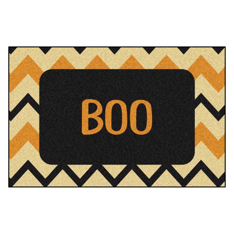 MAT CHVRN BOO RBR 30X20"