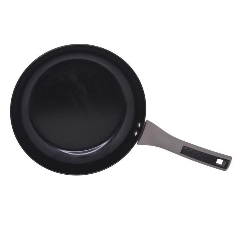 Imusa Mirro Ceramic Coated Aluminum Fry Pan 8 in. Black