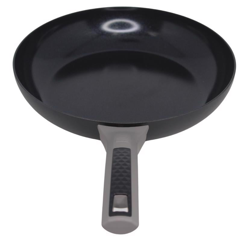 Imusa Mirro Ceramic Coated Aluminum Fry Pan 8 in. Black