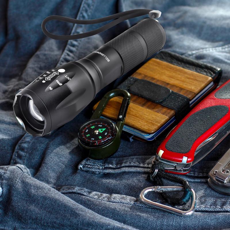 Bell & Howell Black LED Tactical Flashlight