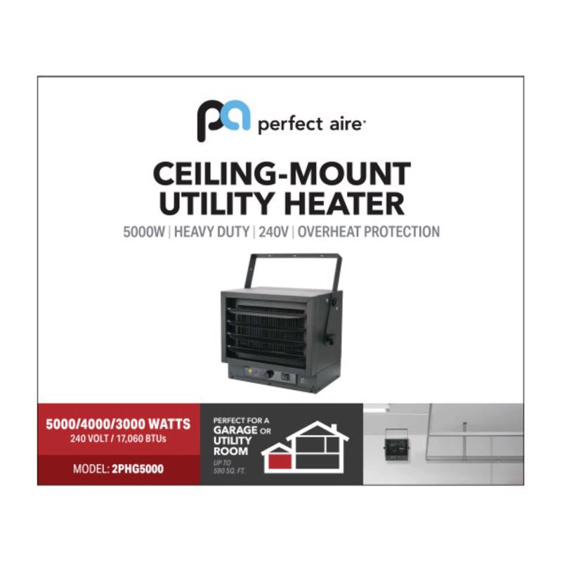 Perfect Aire Fan Forced Garage Heater 17060 BTU