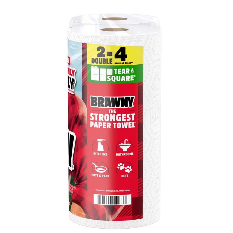 Brawny Tear-A-Square Paper Towels 76 sheet 3 ply 1 pk