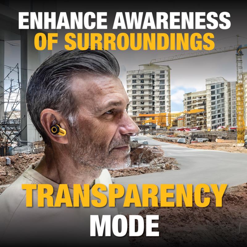DeWalt Wireless Bluetooth Earbuds w/Charging Case