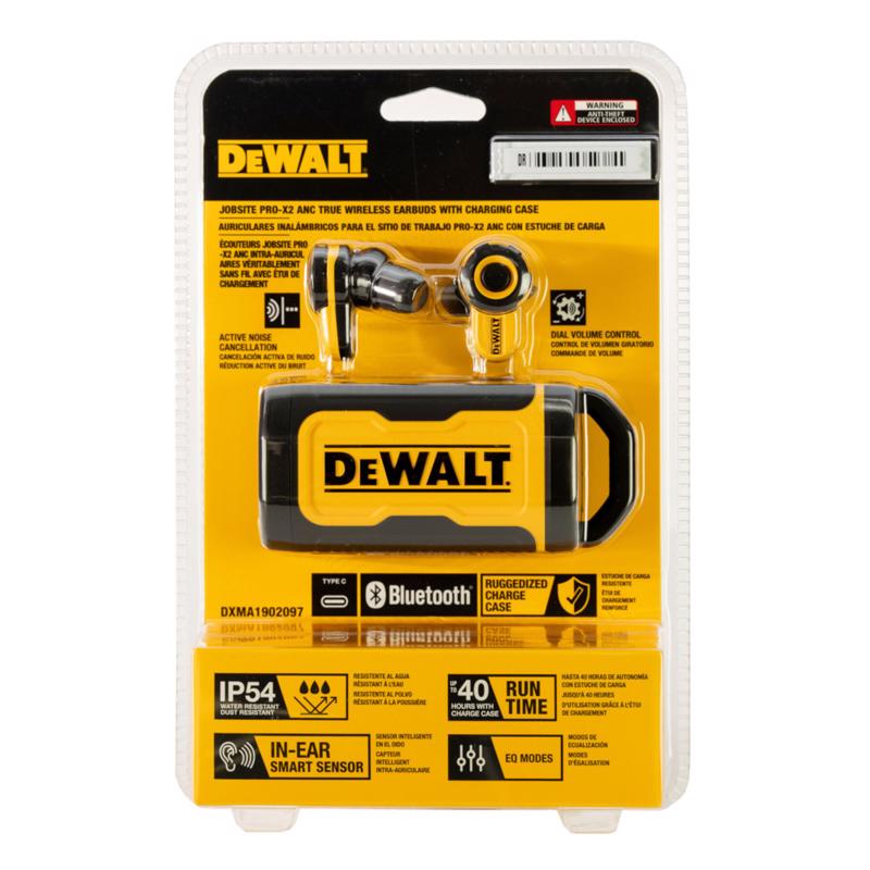 DeWalt Wireless Bluetooth Earbuds w/Charging Case