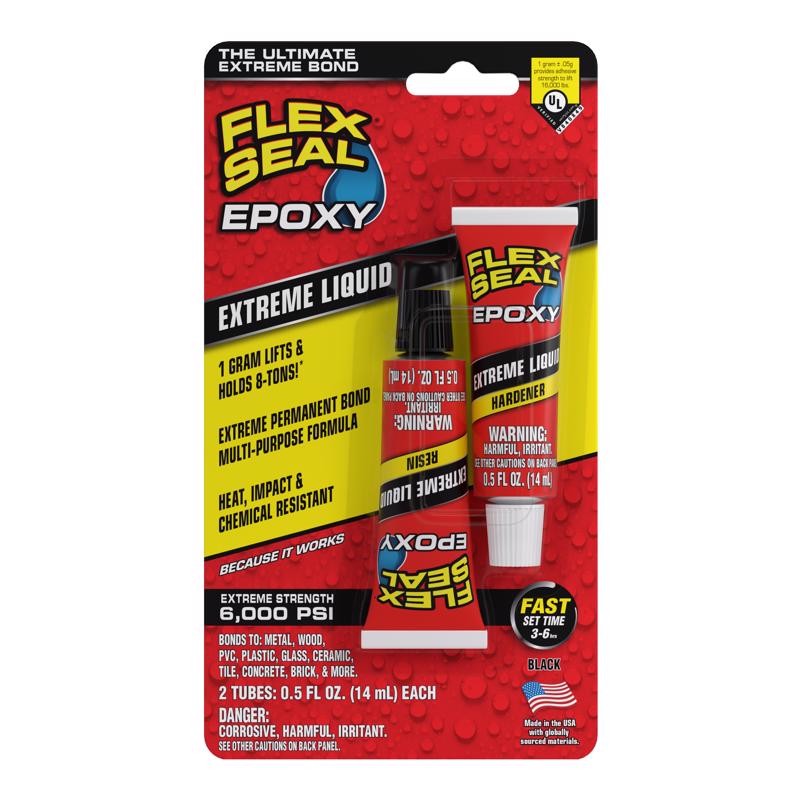 Flex Seal Family of Products Extra Strength Black Epoxy 15 ml