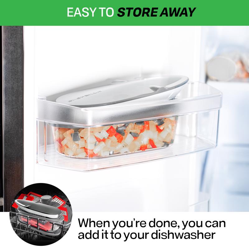 Chopzilla Gray Plastic/Stainless Steel Food Chopper