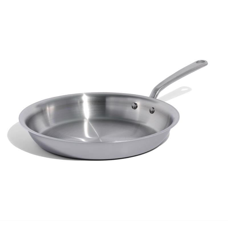 Made In Cookware Stainless Steel Fry Pan 12 in. Silver