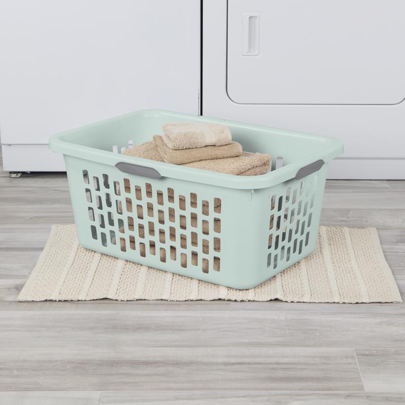 Sterilite White Plastic Laundry Basket