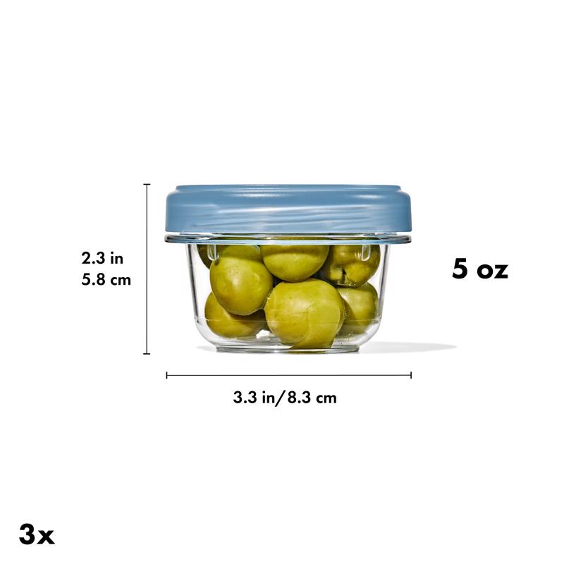 OXO Good Grips 5 oz Food Storage Container Set 3 pk