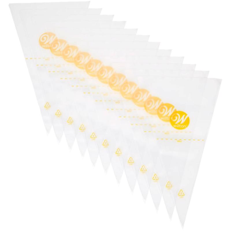 Wilton Plastic Piping Bags 12 ct