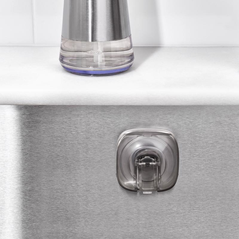 OXO Good Grips 3 in. L X 4 in. W X 3 in. H Plastic/Stainless Steel Sponge Holder