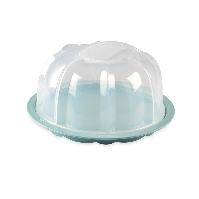 Nordic Ware 10.6 in. Blue Cake Keeper 1 pk