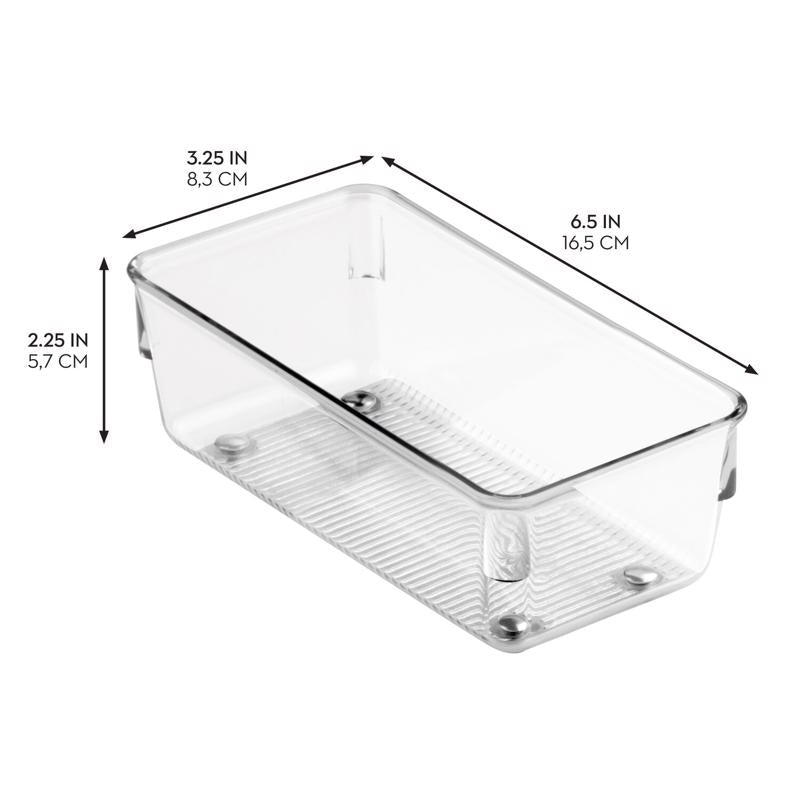 iDesign 2 in. H X 3 in. W X 6 in. D Plastic Drawer Organizer