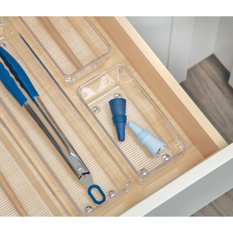 iDesign 2 in. H X 3 in. W X 6 in. D Plastic Drawer Organizer