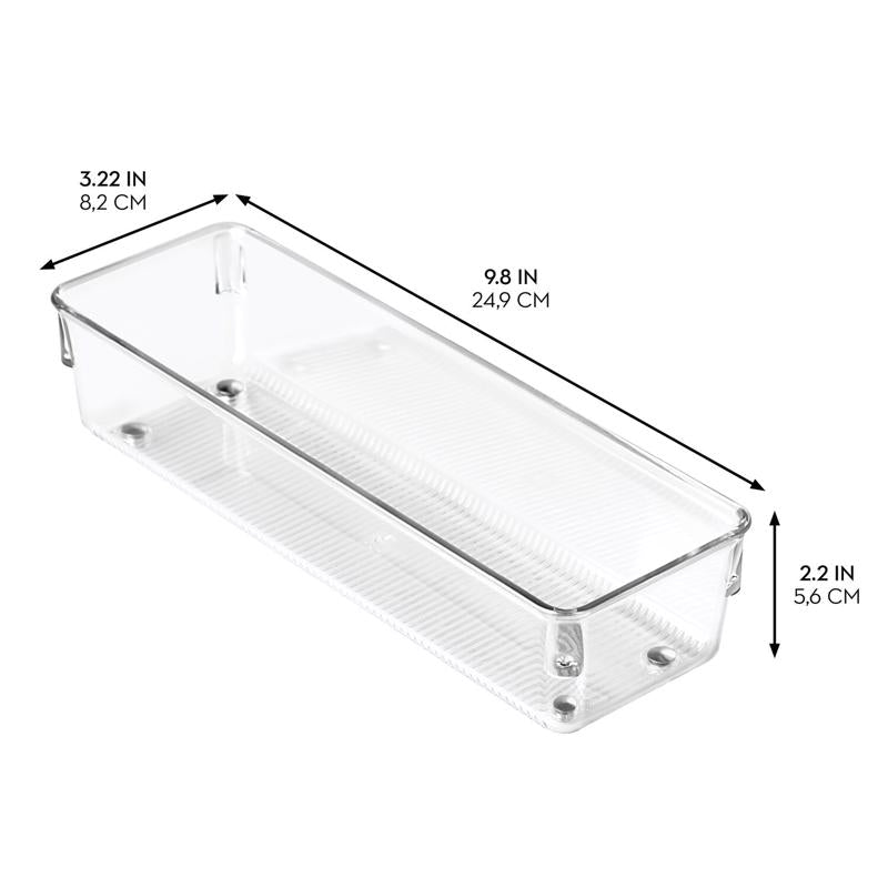 iDesign 2 in. H X 3 in. W X 9 in. D Plastic Drawer Organizer