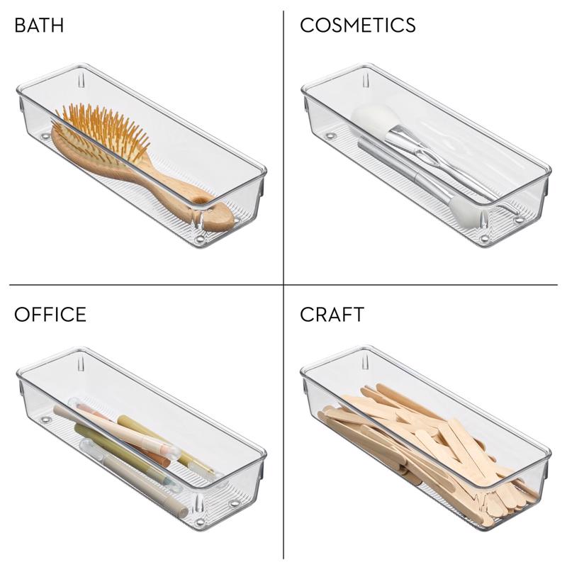 iDesign 2 in. H X 3 in. W X 9 in. D Plastic Drawer Organizer