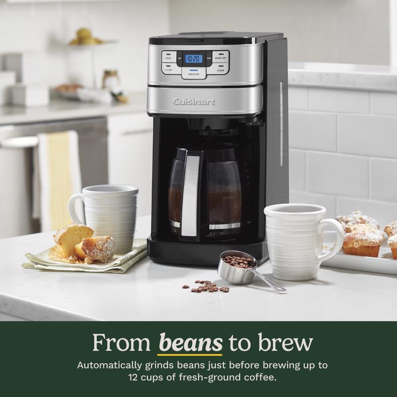 Cuisinart 12 cups Black Grind and Brew Coffee Maker