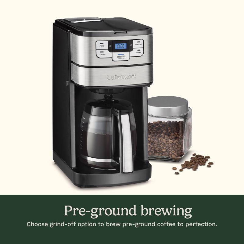 Cuisinart 12 cups Black Grind and Brew Coffee Maker