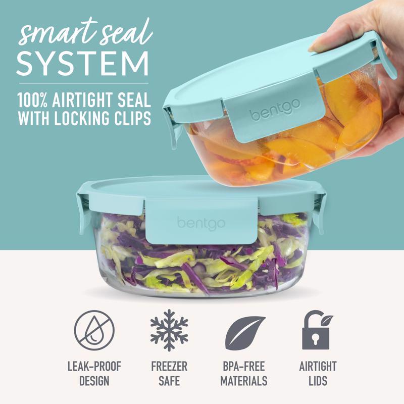 Bentgo Aqua Food Storage Container Set 3 pk