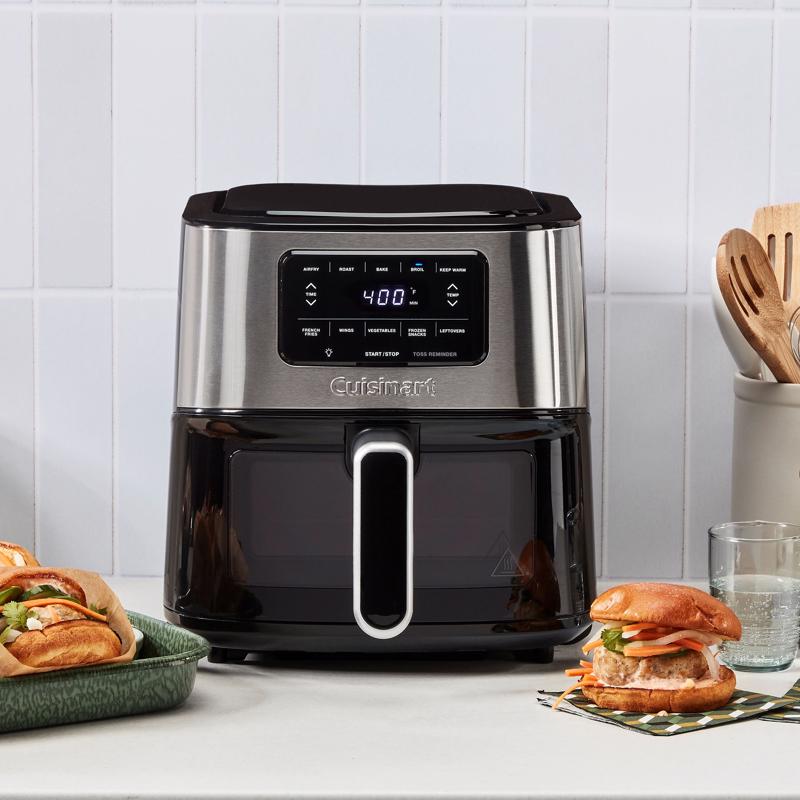 Cuisinart Black/Silver 6 qt Programmable Digital Air Fryer