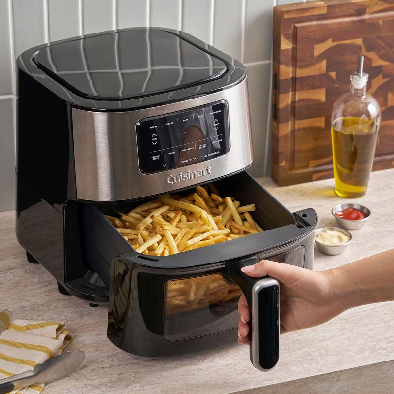 Cuisinart Black/Silver 6 qt Programmable Digital Air Fryer