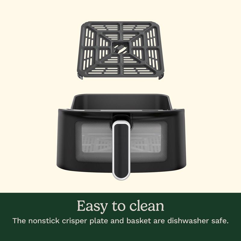 Cuisinart Black/Silver 6 qt Programmable Digital Air Fryer