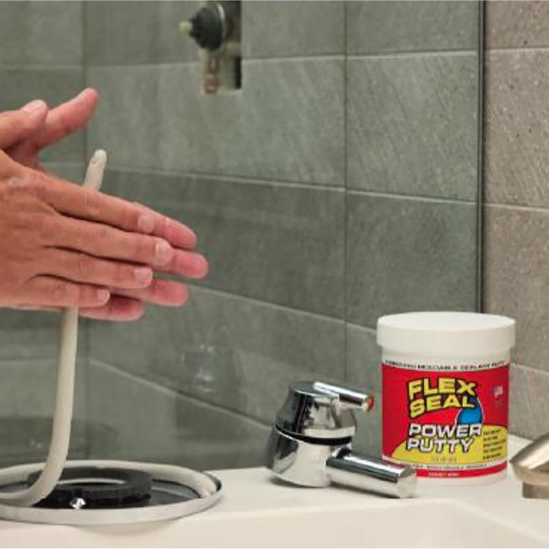 Flex Seal Family of Products Flex Seal Power Putty Black Rubber Sealant 1 lb