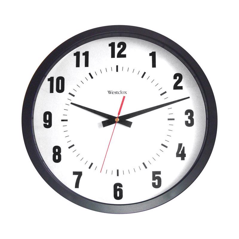 WALL CLOCK 14"PLASTIC