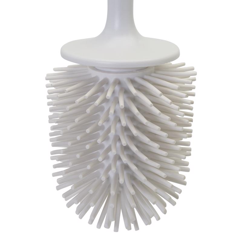 Zenna Home Toilet Bowl Brush & Holder White