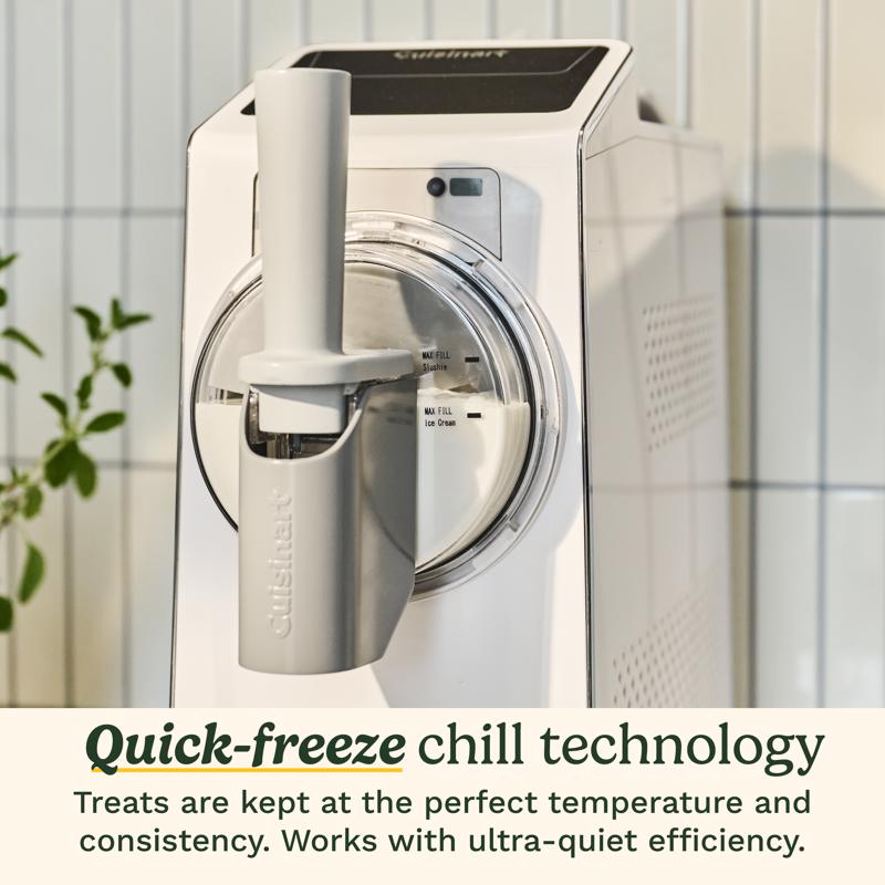 Cuisinart White 1.7 qt Frozen Dessert Maker 17.83 in. H X 7 in. W X 18.42 in. L