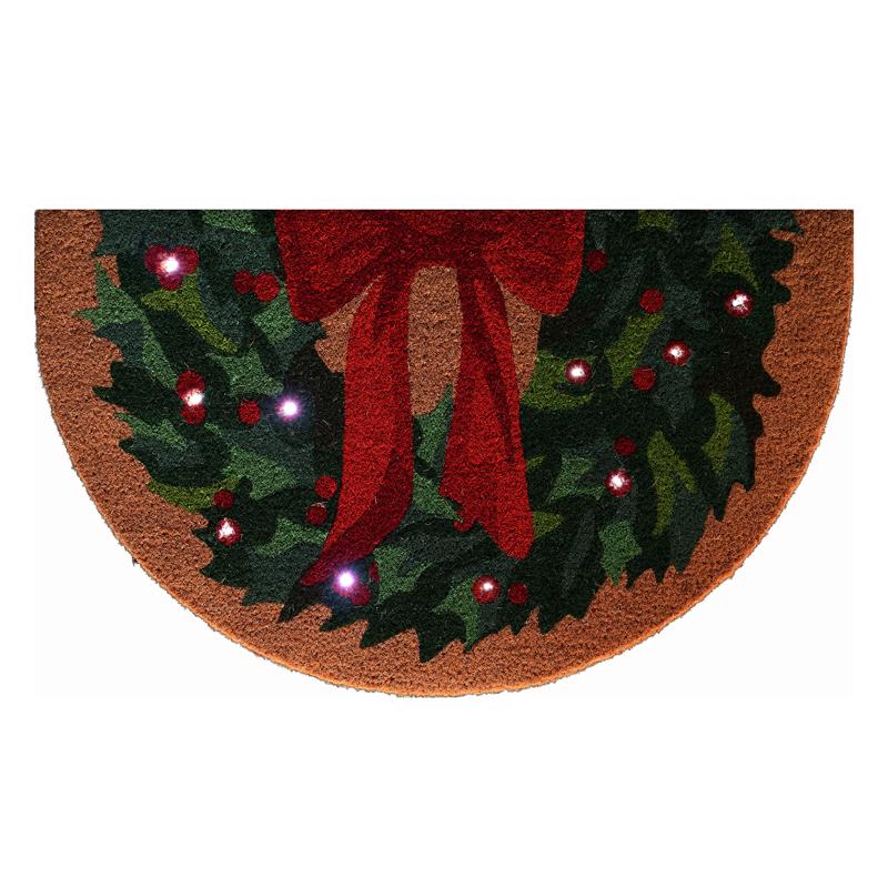 Test Rite 18 in. W X 30 in. L Multi-Color Coir Door Mat