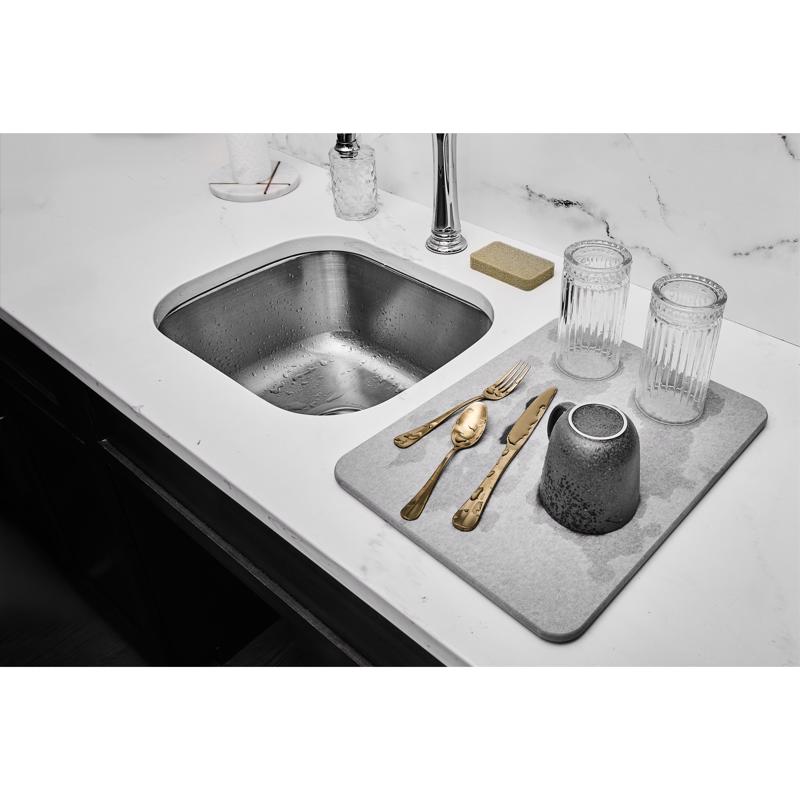 Core Home Non-Slip 16 in. L X 12 in. W X 0.35 in. H Drying Mat